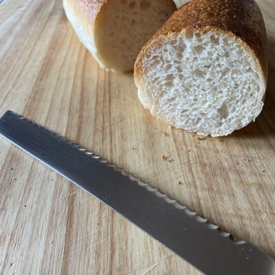 A warm baguette from the oven is worth the effort